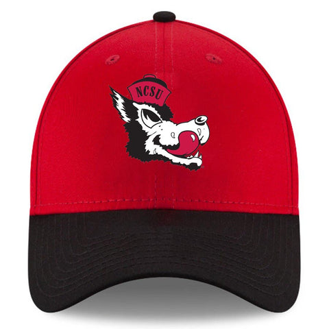 NC State Wolfpack New Era 39Thirty Black Wolfhead Mesh Fitted Hat – Red and  White Shop