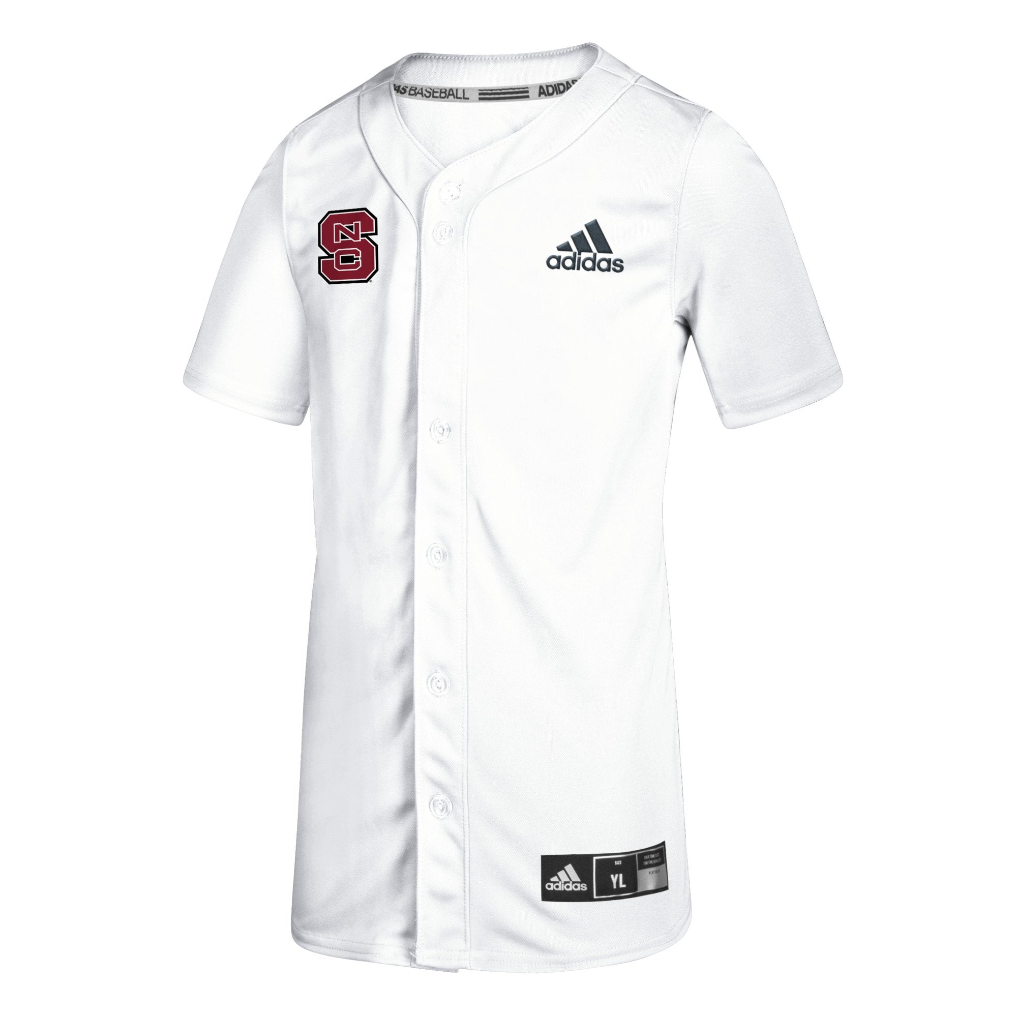 Nc State Wolfpack Youth Adidas Elite Baseball Jersey Red And White Shop