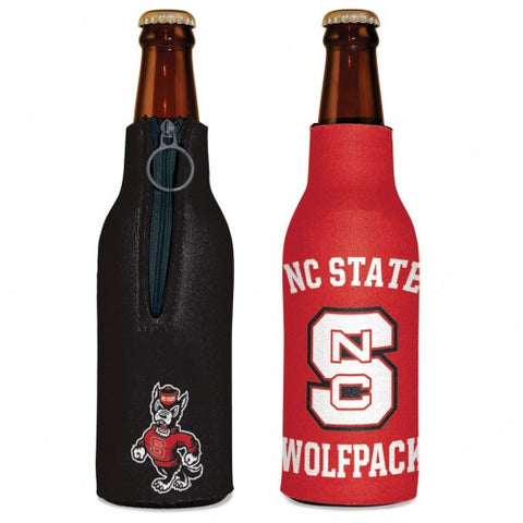 North Carolina State Wolfpack 1/2 Liter Water Soda Bottle Koozie Clip  University