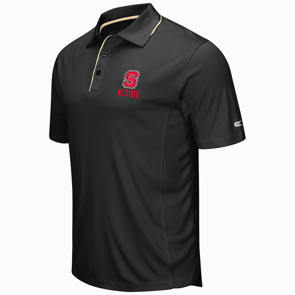 NC State Wolfpack Heathered Grey Maestro Golf Shirt (BIG SIZES) – Red ...
