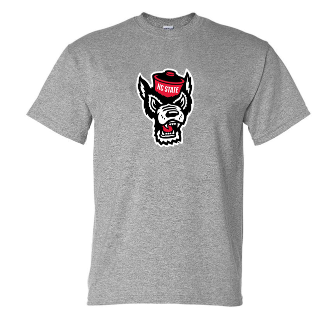 NC State Wolfpack Youth Sports Grey Wolfhead T-Shirt – Red and White Shop