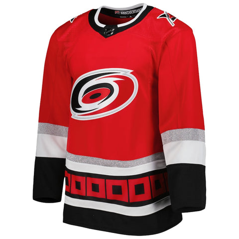 Carolina Hurricanes Black Stadium Series Hockey Jersey – Red and