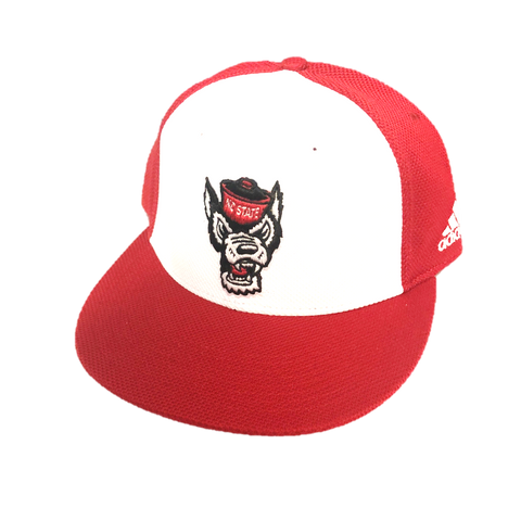 NC State Wolfpack New Era 39Thirty Black Wolfhead Mesh Fitted Hat – Red and  White Shop