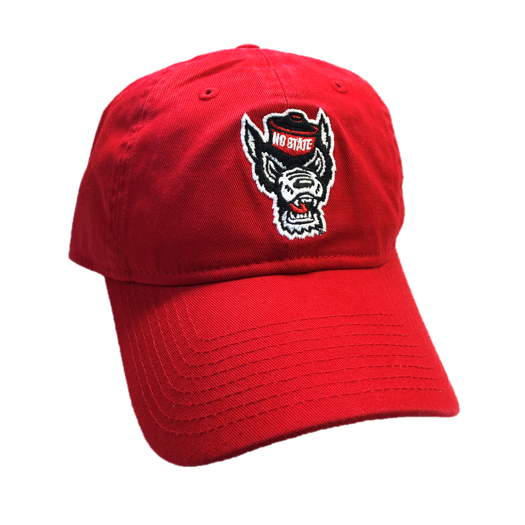 NC State Wolfpack New Era Red Wolfhead Adjustable Hat – Red and White Shop