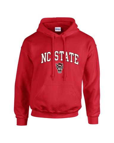 NC State Wolfpack Champion Cargo Green Wolfhead Salute To Service Hood –  Red and White Shop