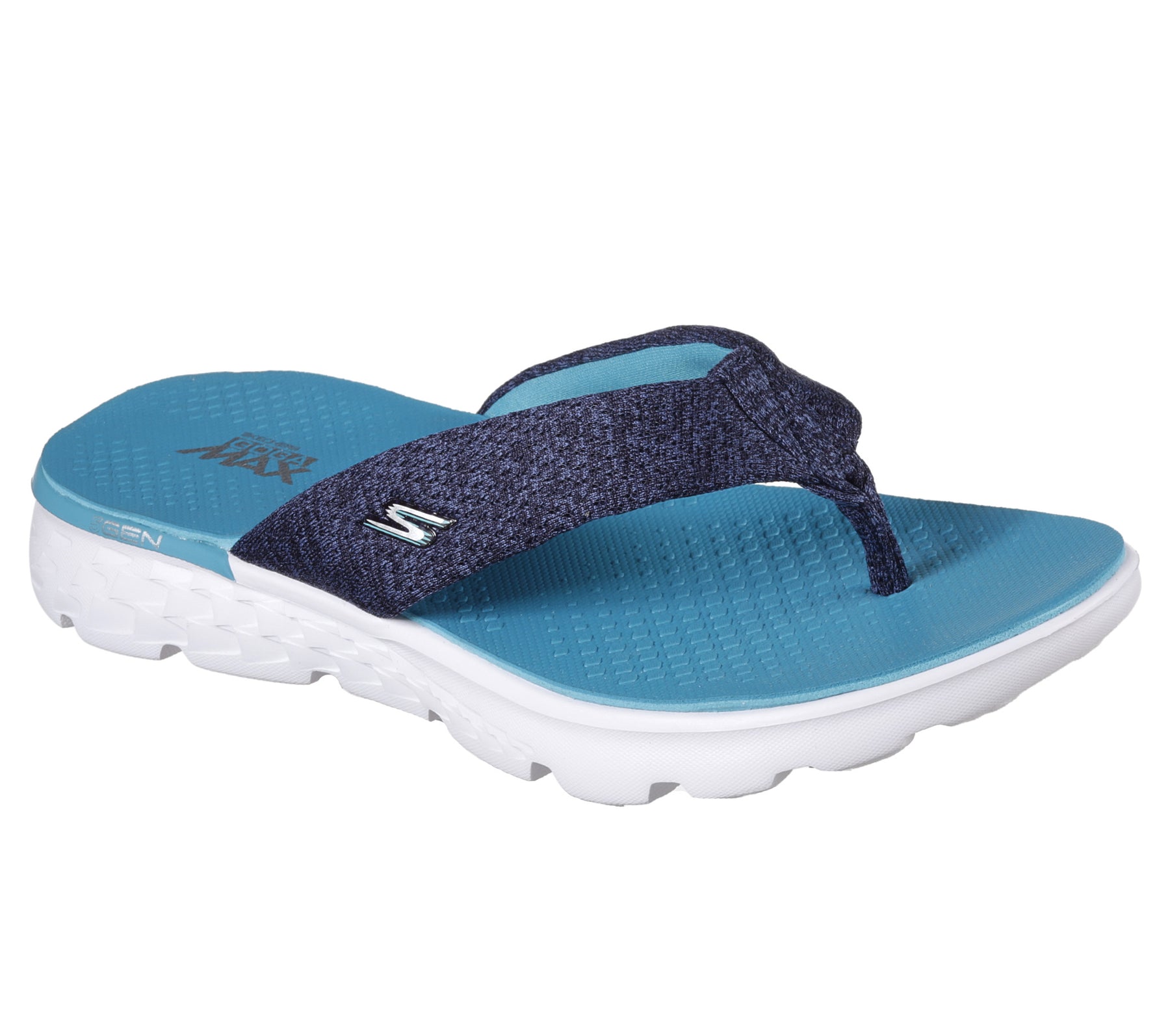 skechers navy blue sandals