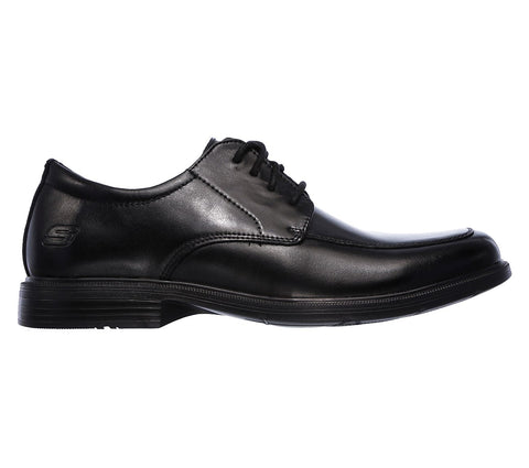 skechers black formal shoes