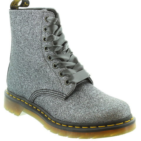 dr martens lilac pascal 8 eye glitter boots