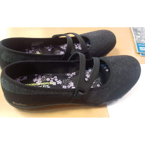 skechers breathe easy black