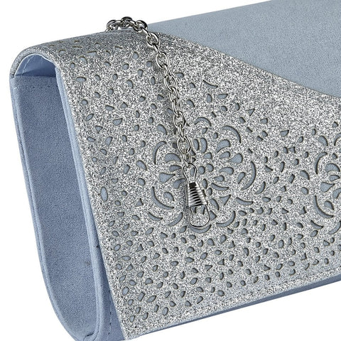 silver occasion bag