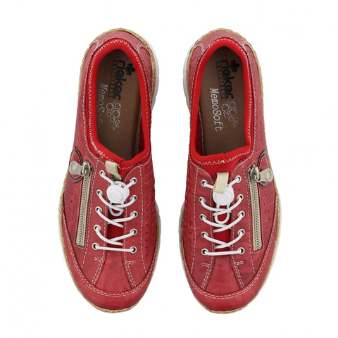 red lace up shoes for ladies