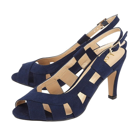 navy slingback court shoes