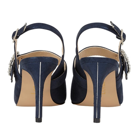 lotus navy court shoes