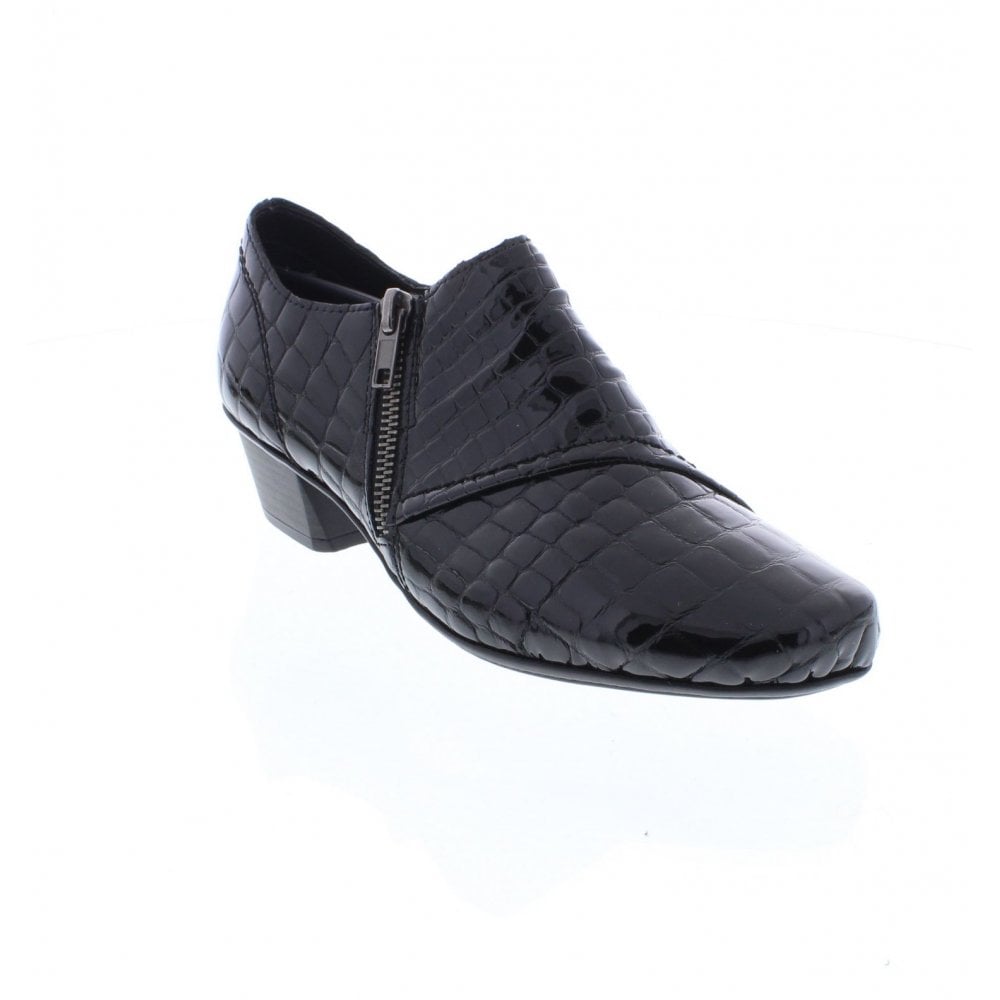 rieker ladies black shoes