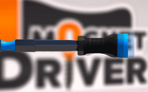 Magnet Driver™ Screw-Holder by Micaton, Magnetic Screwdriver Attachment, Fi
