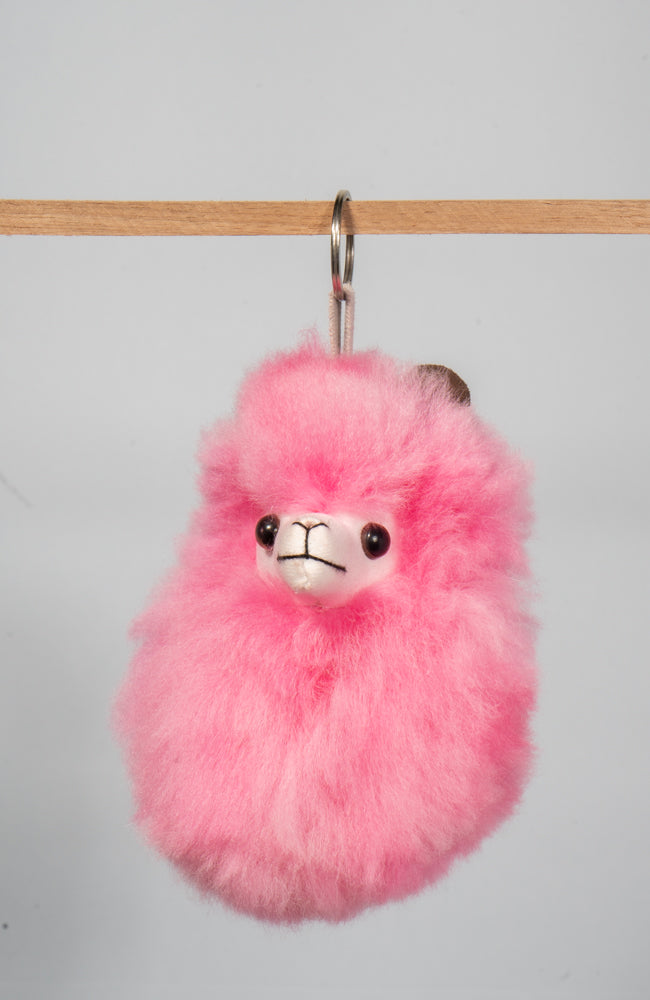 Fluffy-Bunny-Keychain-from-Alpaca-Wool-Charm