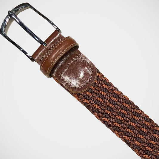 H. Halpern Esq. 'Braided in Tan' Belt. Genuine leather – H