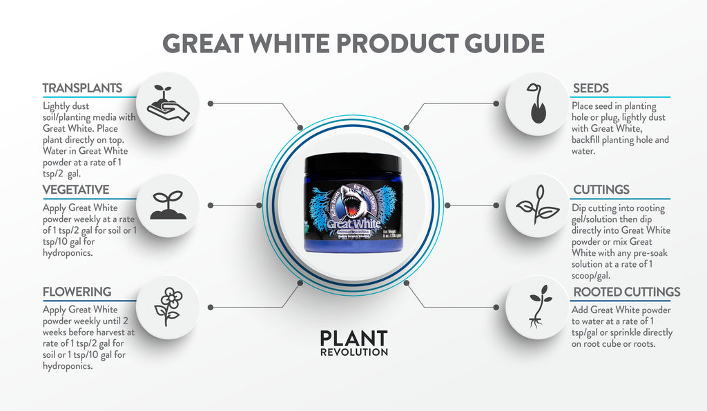 great white product guide