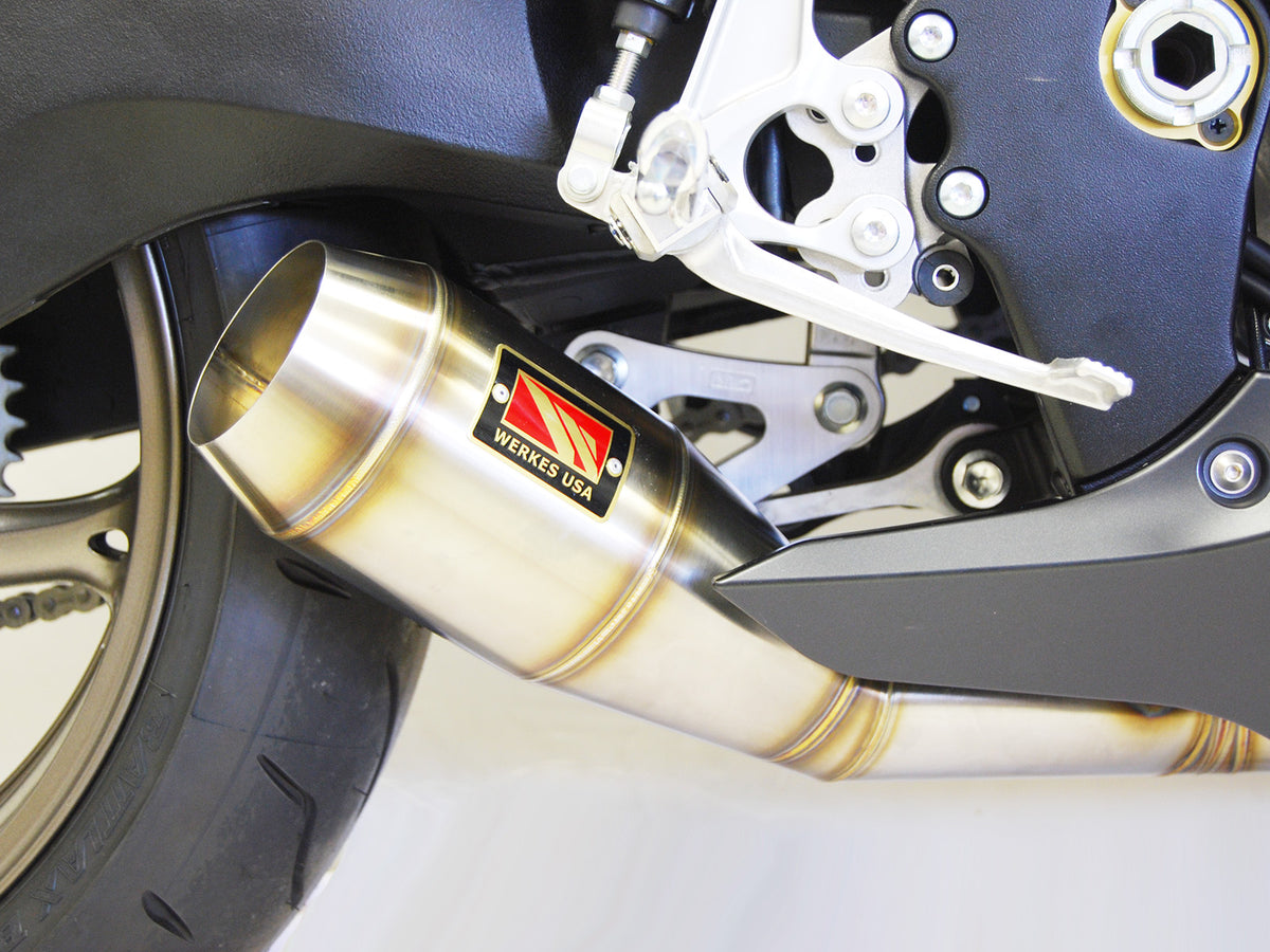 GSXR 1000 SlipOn Exhaust GSXR 1000 Race Exhaust Competition Werkes