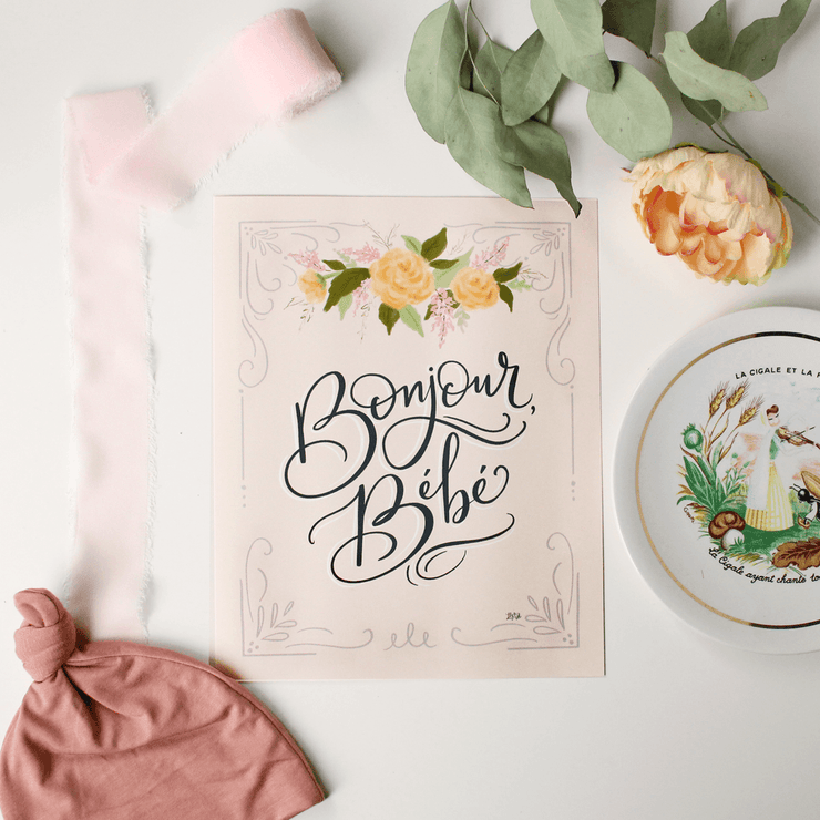 Bonjour Bebe Print Lily Val