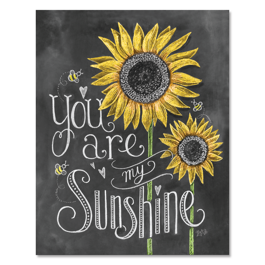 Lily & Val – You Are My Sunshine Print - Childs Room Decor -Nursery ...