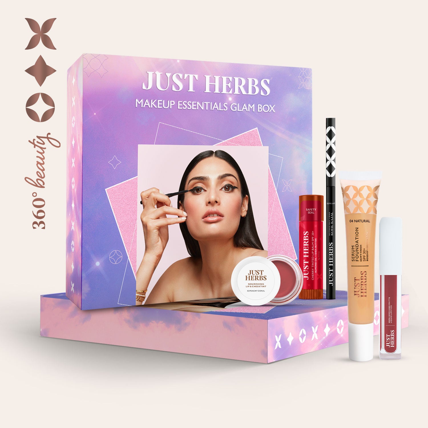 Just Herbs Makeup Essentials Glam Box