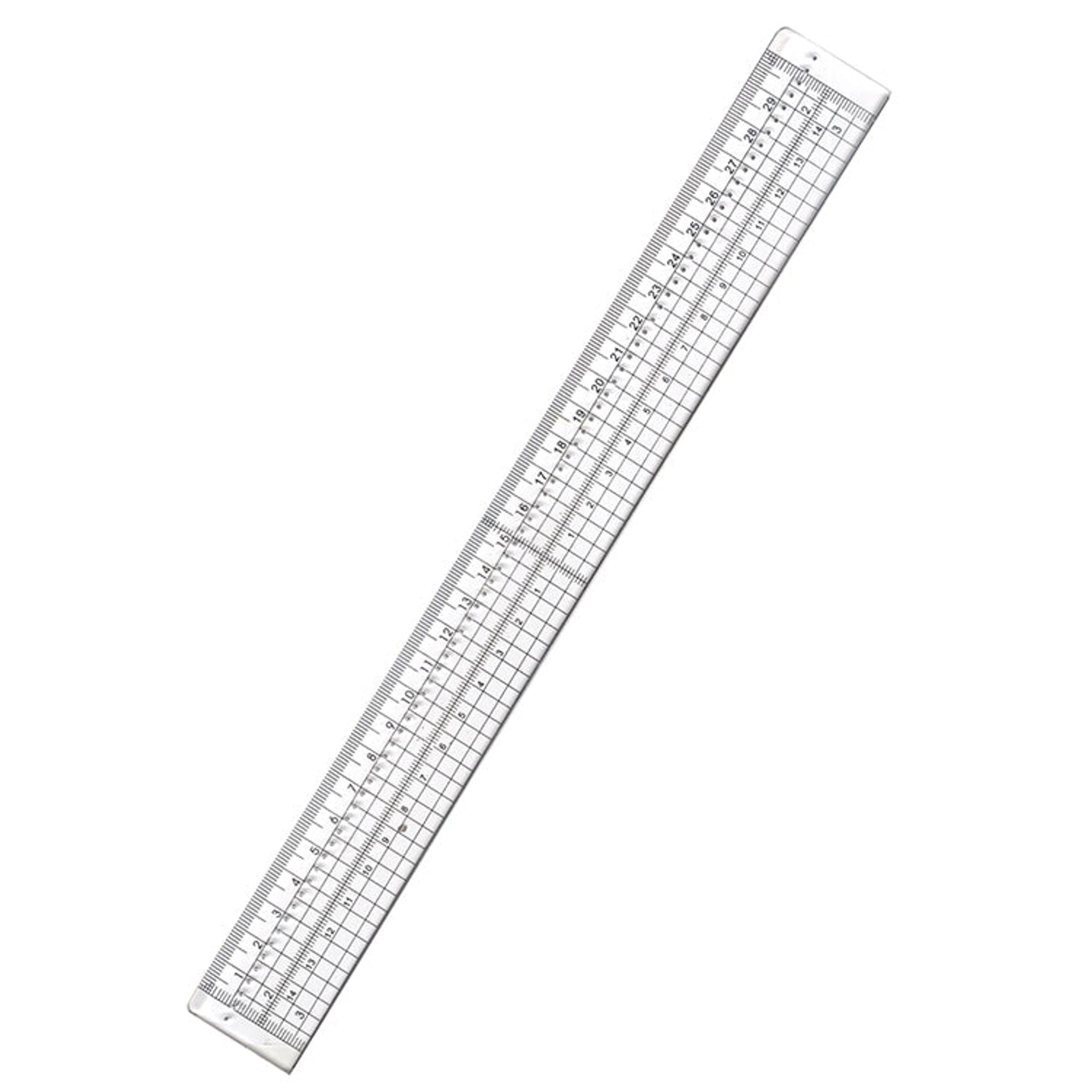 Magnet-backed 6” metal ruler #BDMM-RULER