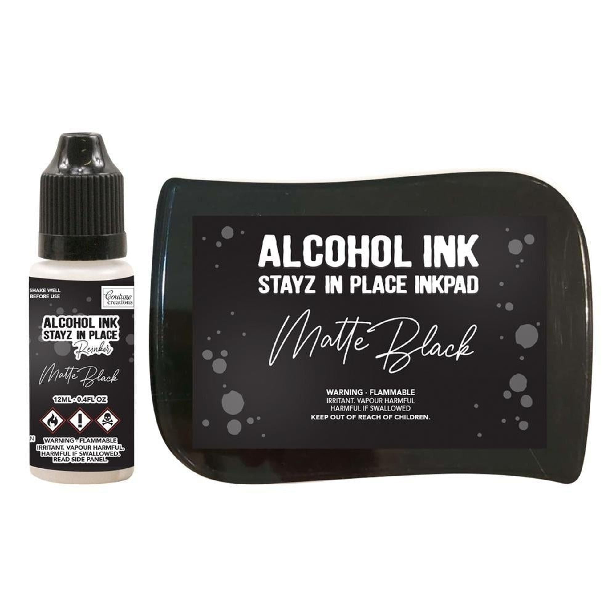 Couture Creations Stamp and Colour Outline Ink Pad for Alcohol Ink