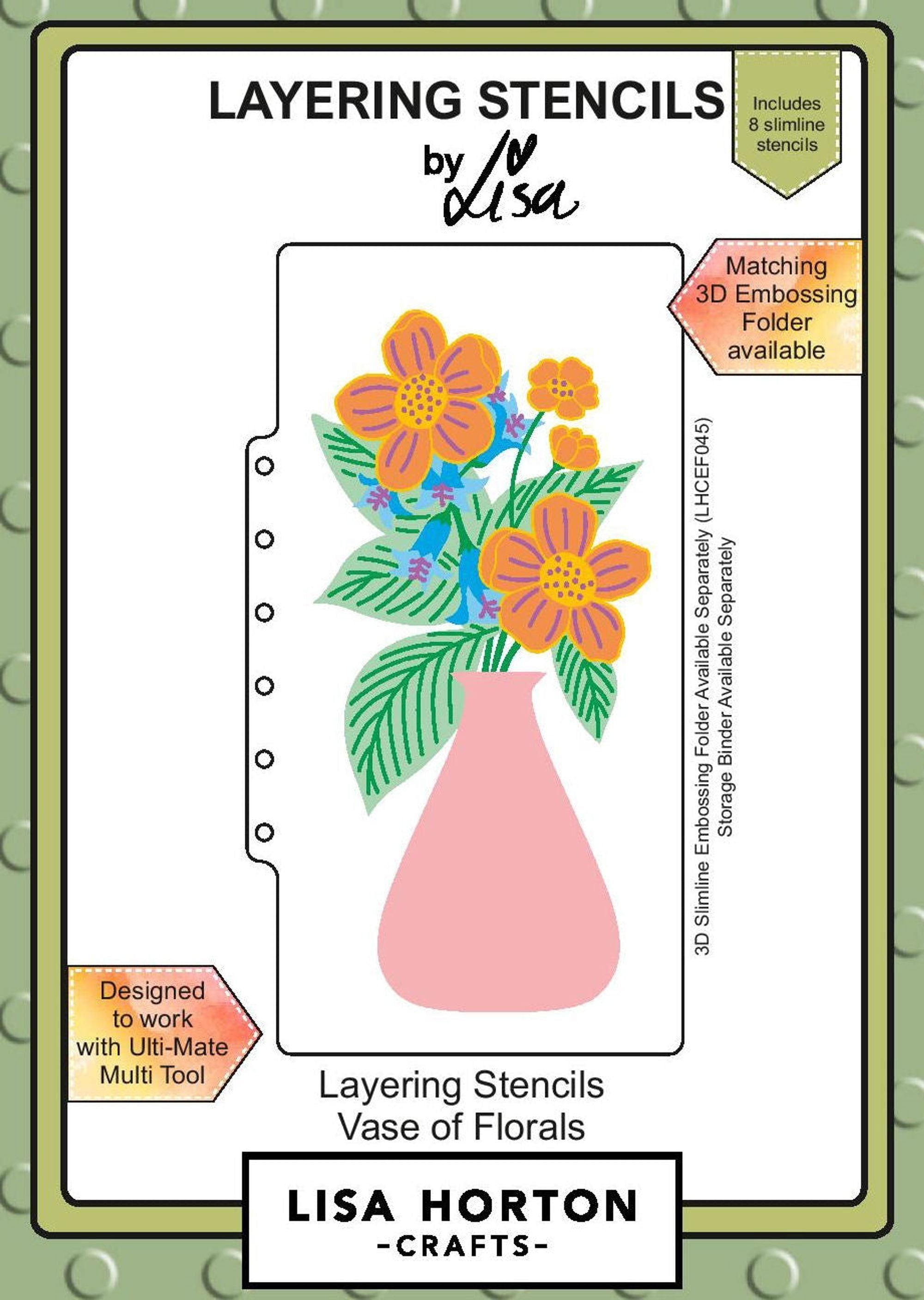 Simple Stories Floral Heart Stencil – Mindless Crafting