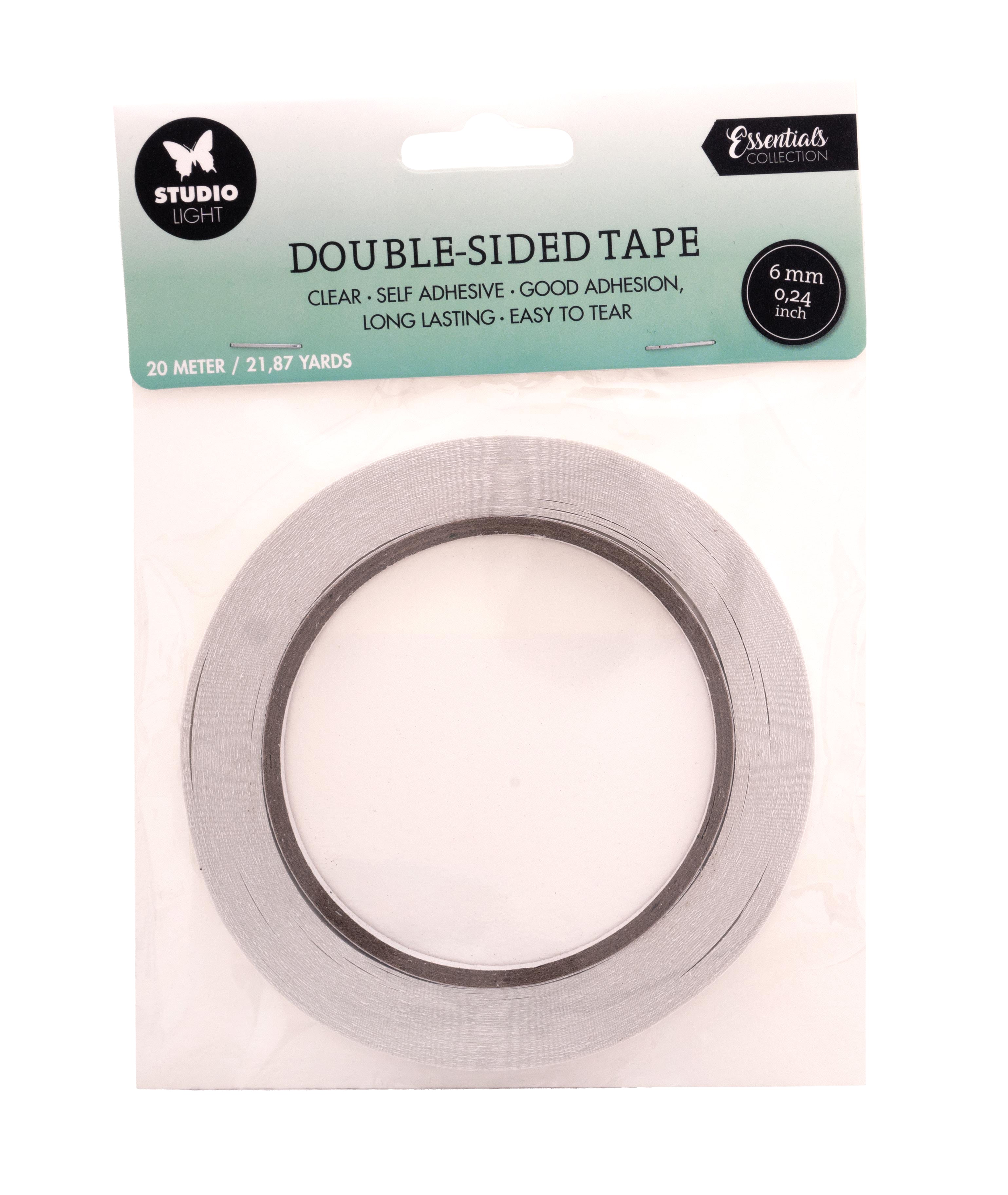 Glue Point 12mm, 2 Sided Adhesive Tape for Crafts, 1 Roll/100 Pcs - Clear