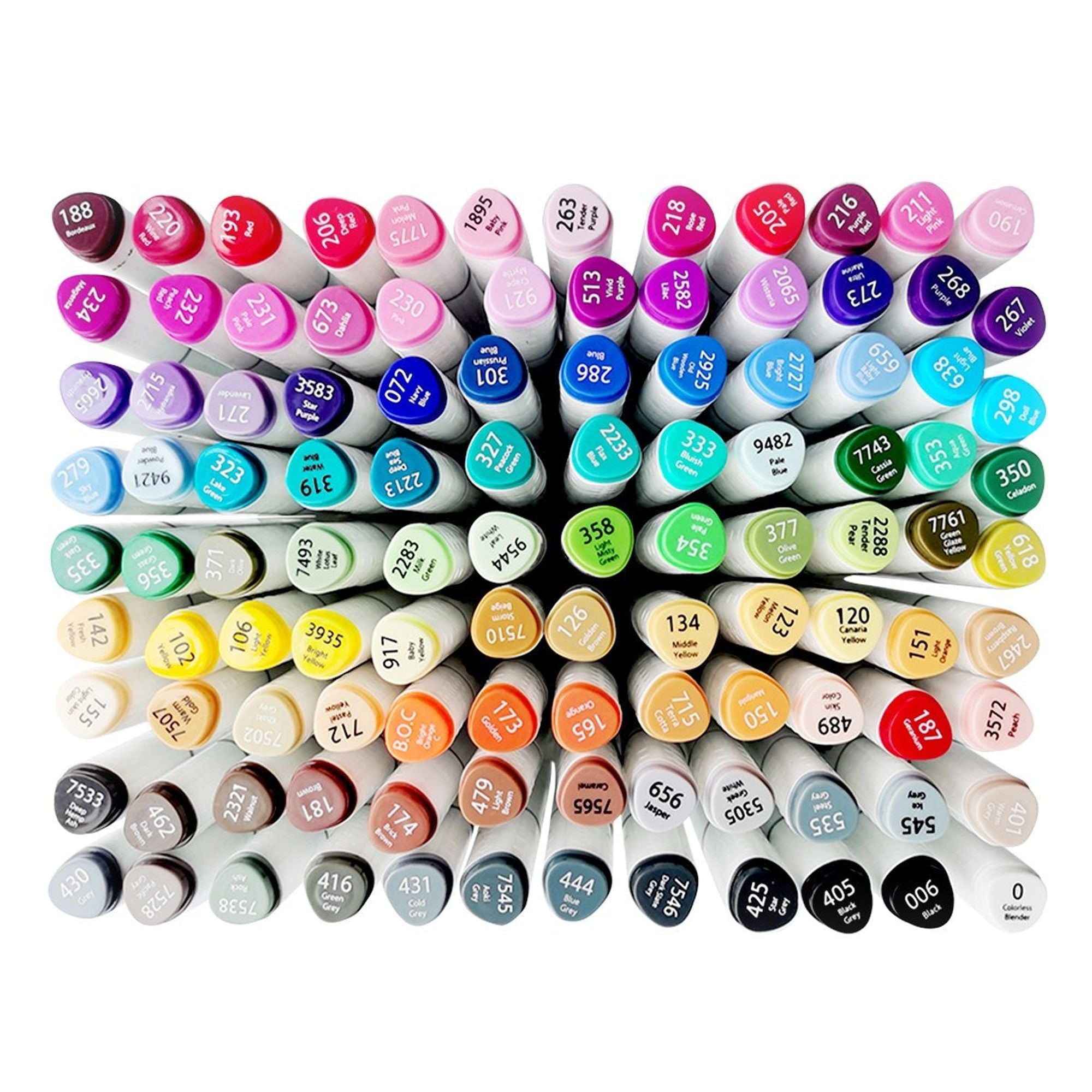 Studio Series Dual Tip Alcohol Marker Set - Skin Tones, 6 Markers