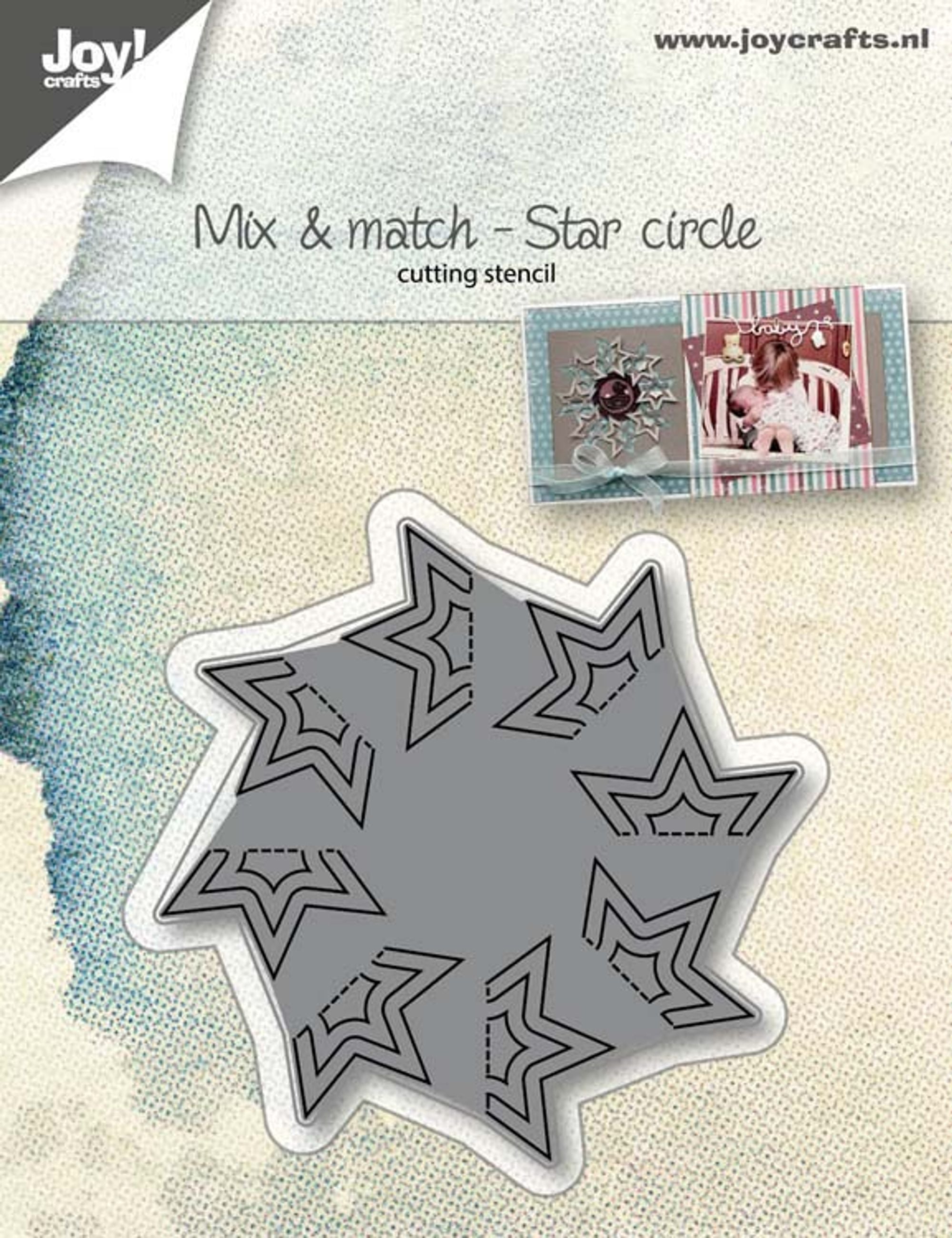 Joy! Crafts Cut-Emboss Stencil - Christmas Charms