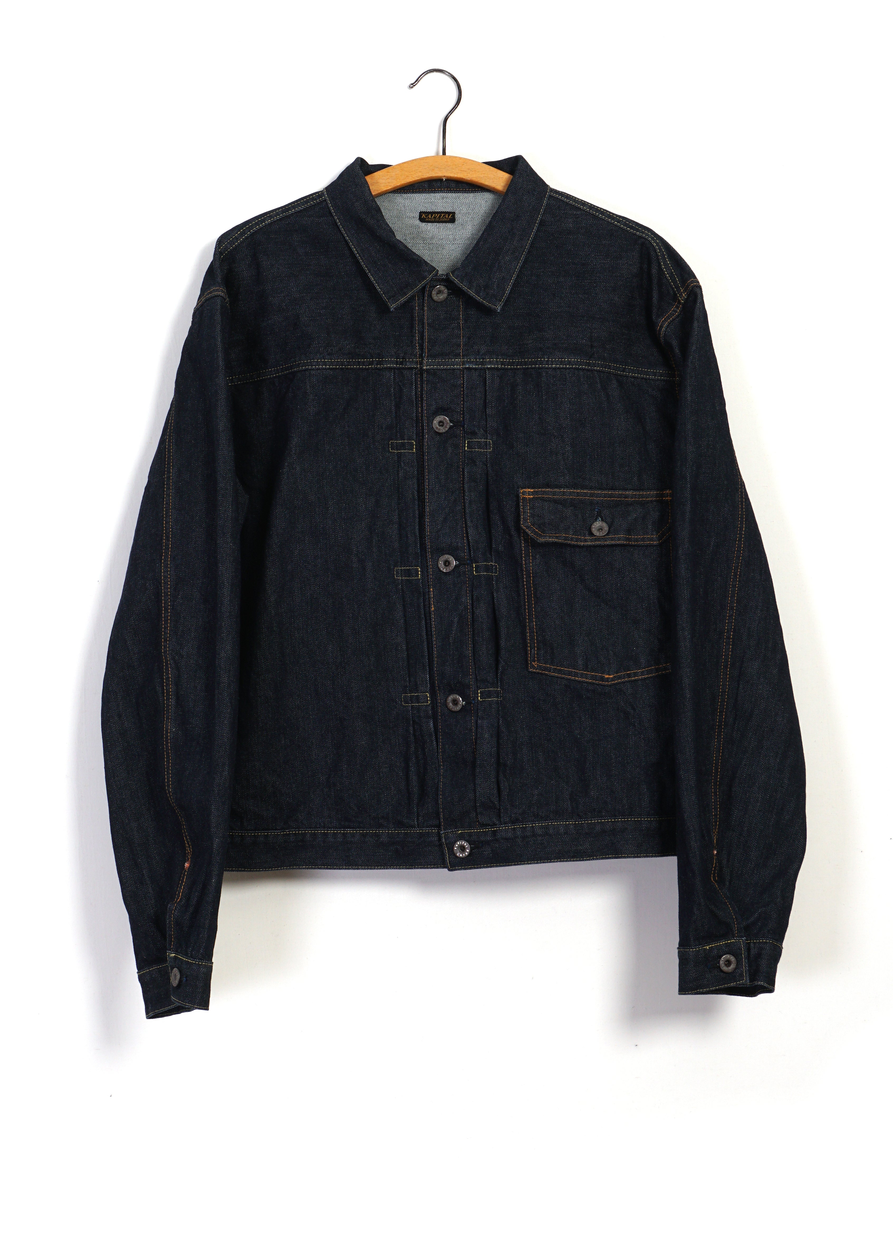 CENTURY DENIM | Long Westerner Jacket | Indigo | HANSEN Garments