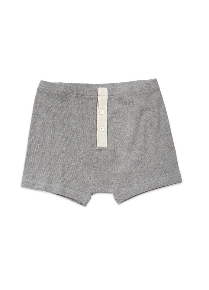 Grey Melange Organic Boxer Briefs - Swedish Eco