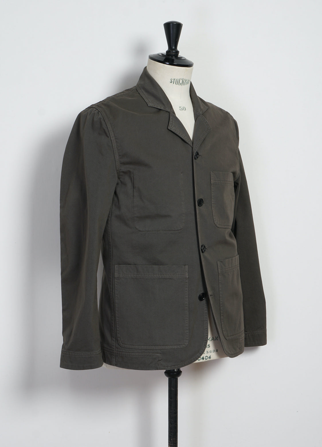 NICOLAI | Informal 4-button Blazer | Dark Moss | HANSEN Garments