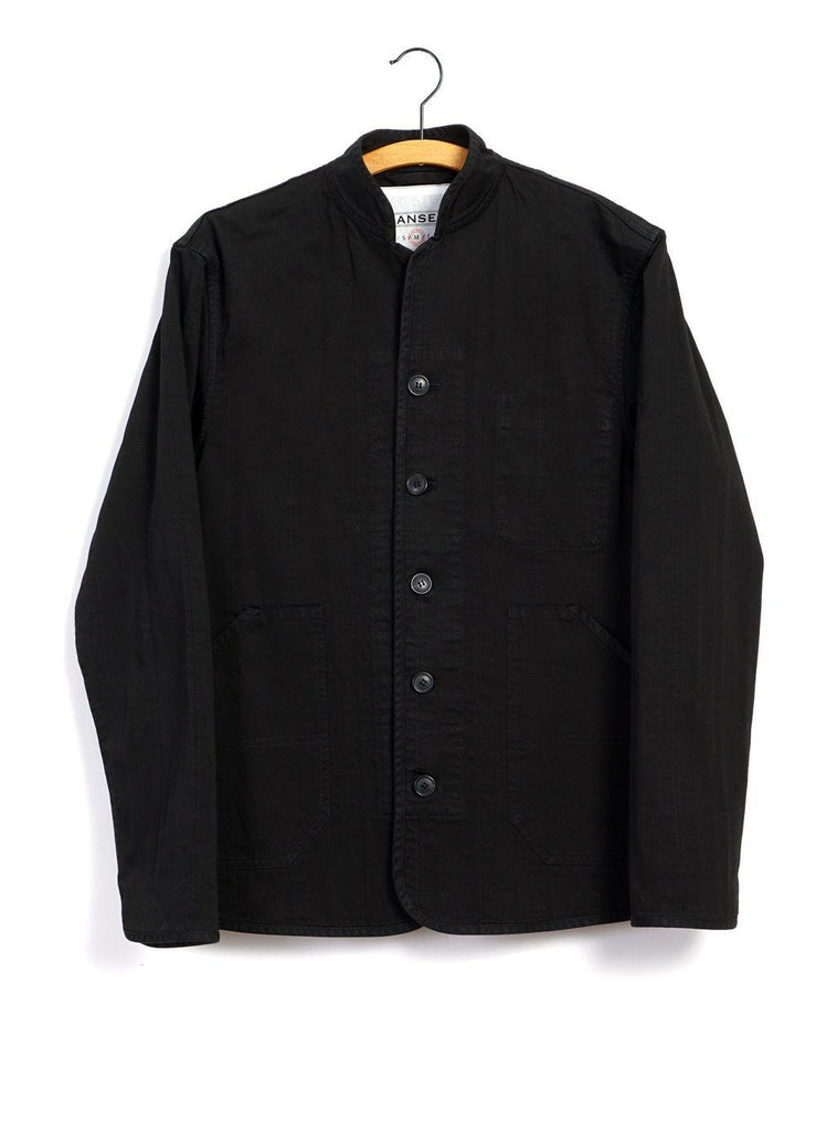 ERLING | Quilted Work Jacket | Black | HANSEN Garments