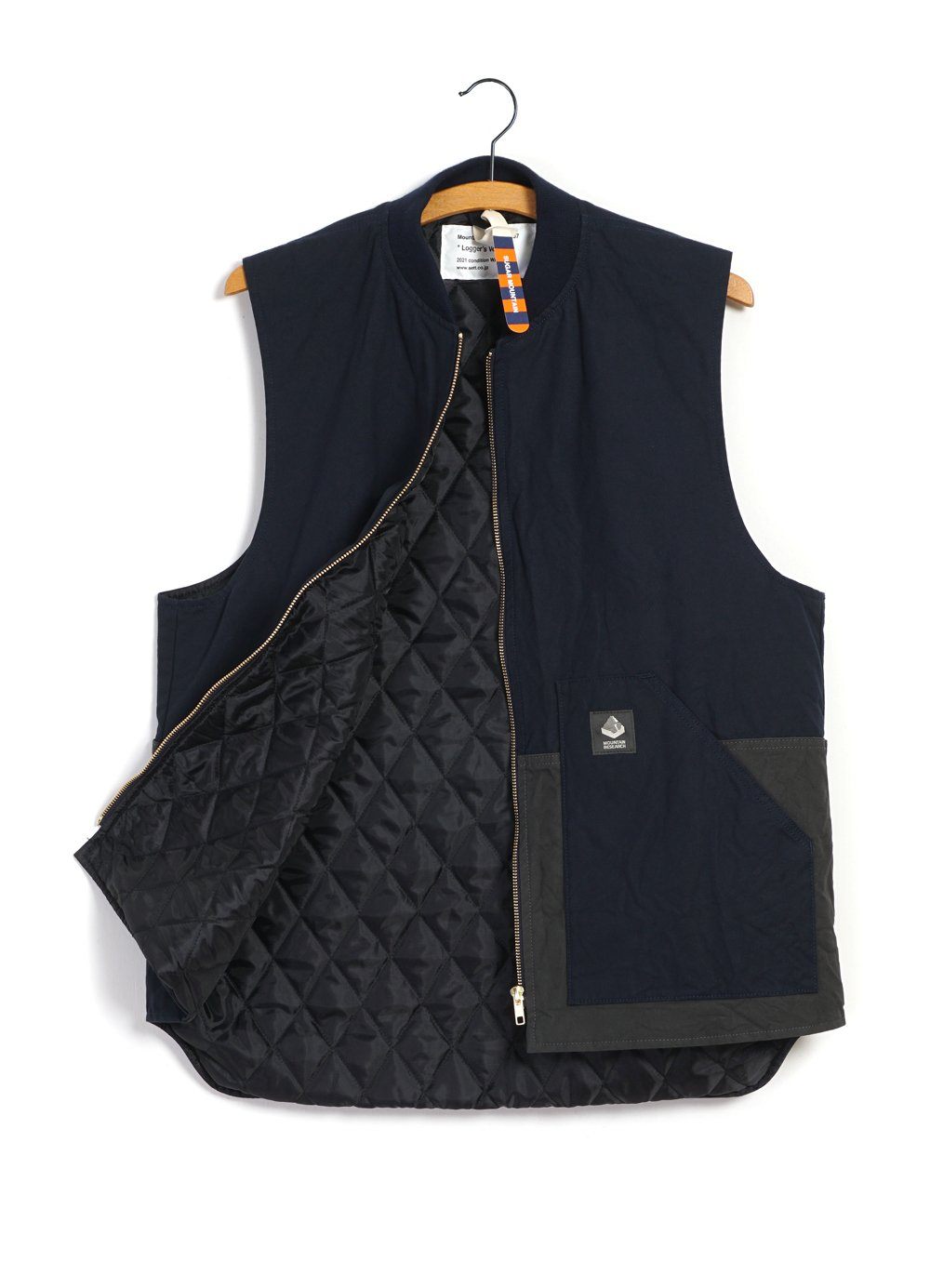 MT REVERSIBLE VEST | Navy | HANSEN Garments