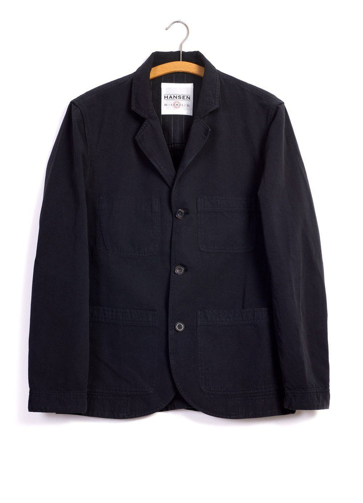 NICOLAI | Casual Three Button Blazer | Black | HANSEN Garments