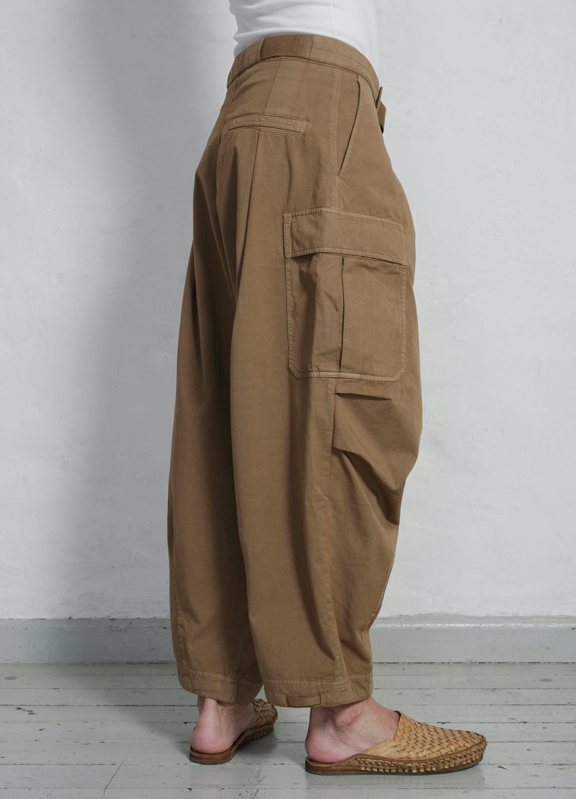 BENNY | Super Wide Ballon Trousers | Camel | HANSEN Garments