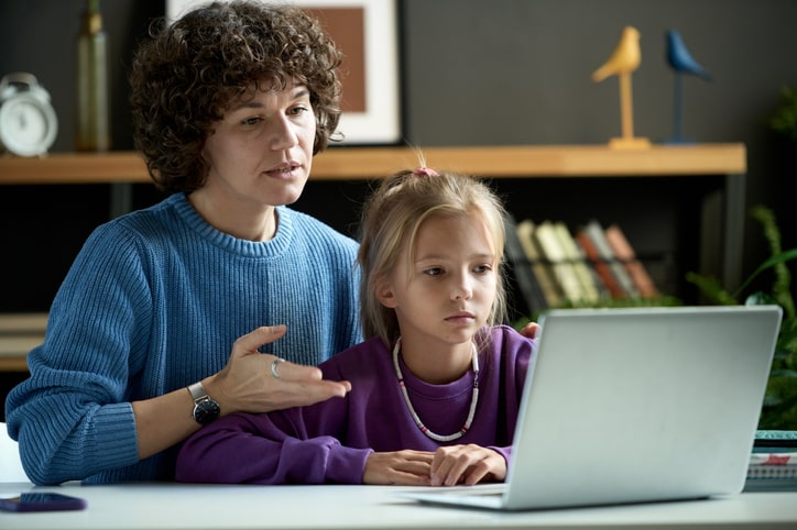 child-learning-about-online-safety-and-online-risks-for-children