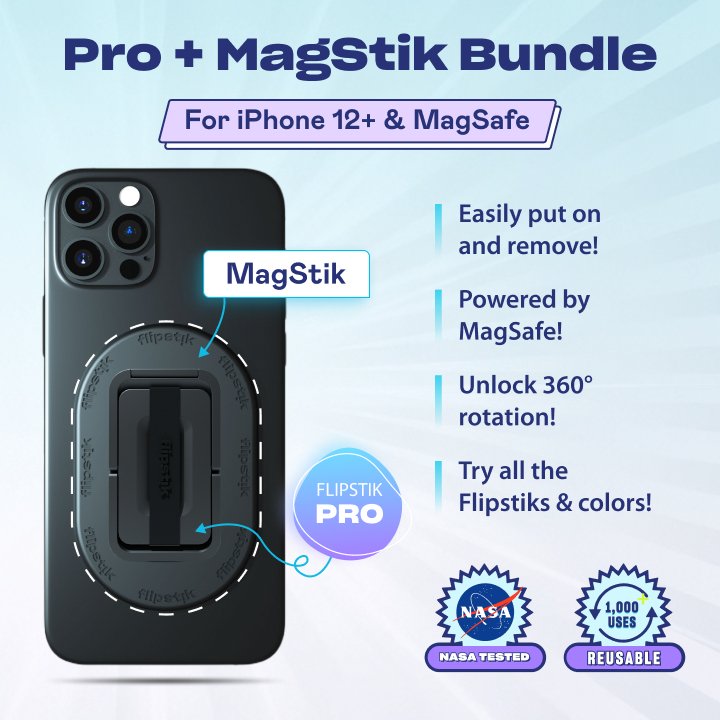 Pro + MagStik Bundle (for iPhone 12+ & MagSafe)