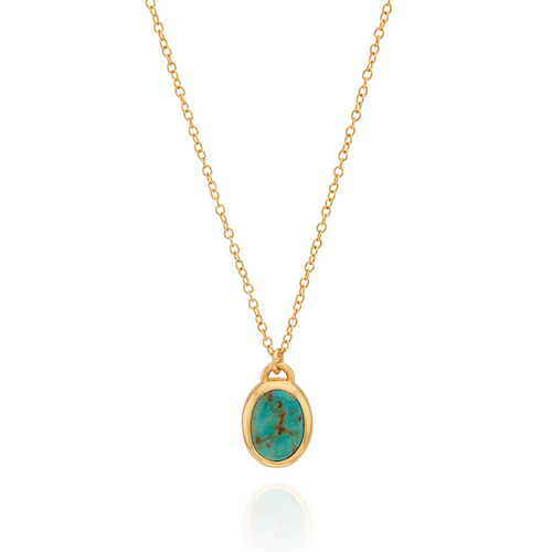 Zoë Chicco 14k Gold Diamond & Turquoise Rondelle Bead Necklace with Pear  Emerald Pendant – ZOË CHICCO