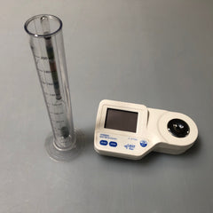 beer refractometer and hydrometer for measuring sugar levels