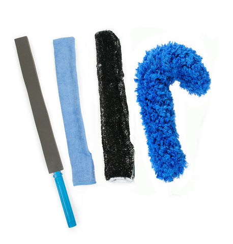 High dusting system with microfiber sleeves 