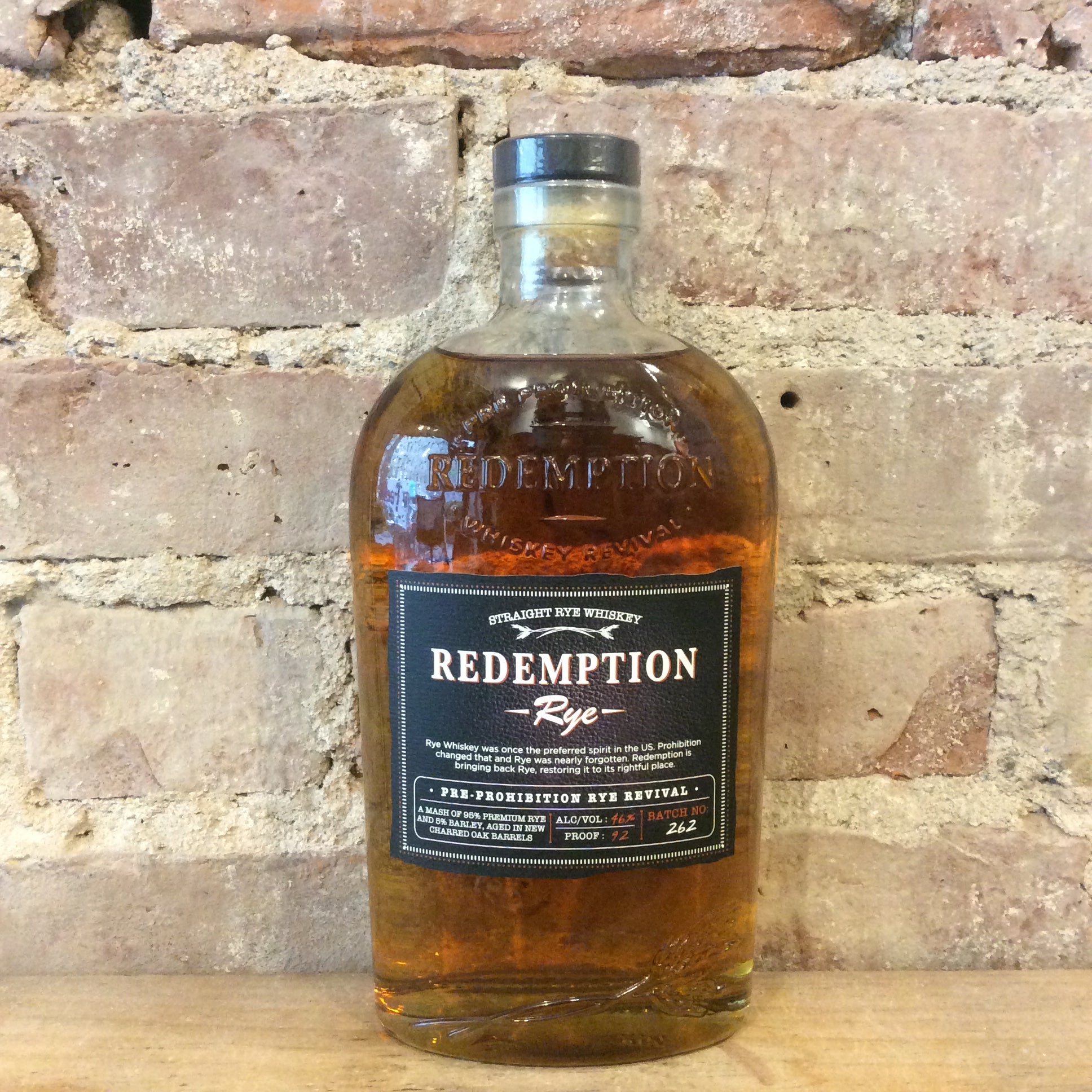 Redemption Rye Whiskey 750ml Eastside Cellars