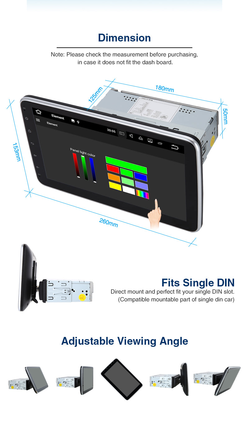 double din car head unit