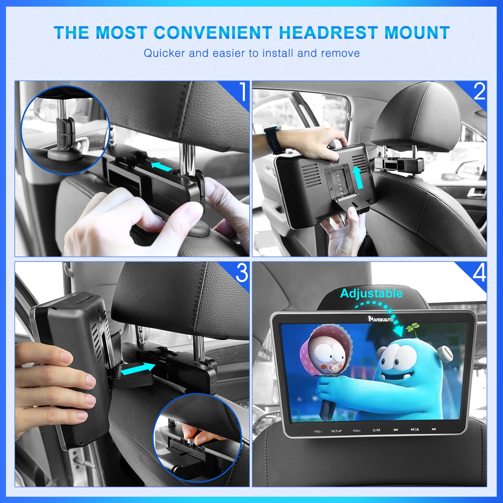 car headrest monitor