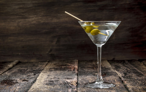 CBD drink recipe for CBD dirty martini