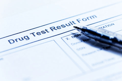 CBD drug test form and pen