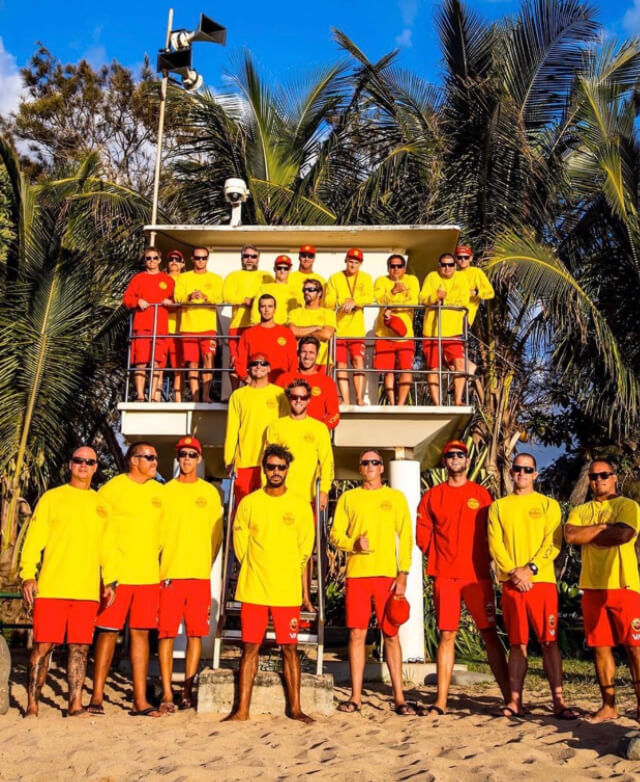group of lifeguards